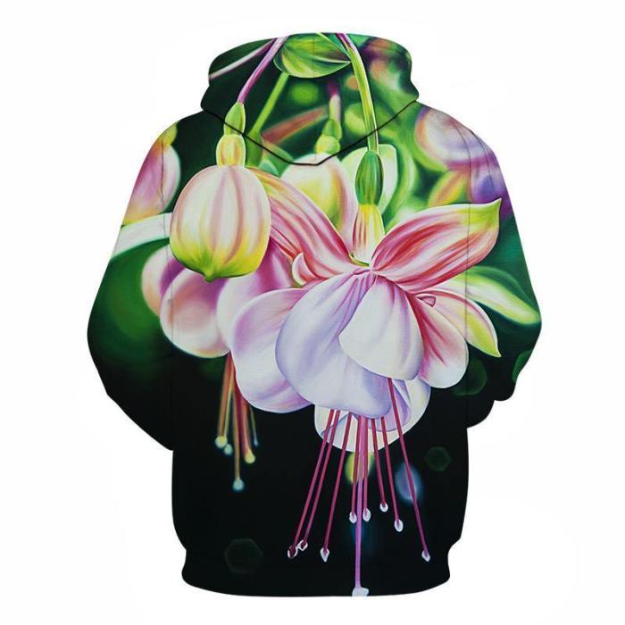 Orchid Painting 3D - Sweatshirt, Hoodie, Pullover