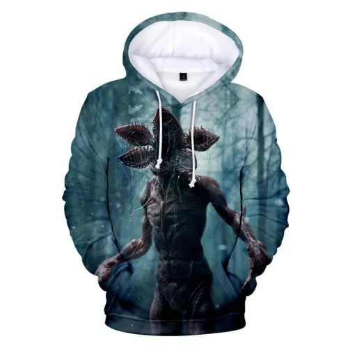 Stranger Things Halloween 3D Hoodie Casual Long Sleeve Sweatshirt