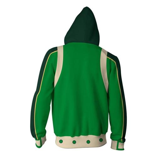 My Hero Academia Anime Cosplay Costume Sweatshirt Zip Up Hoodie