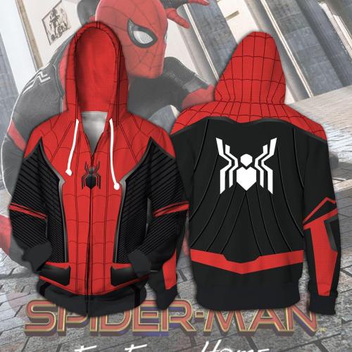 Avenger Alliance Spider Man Hoodie Cosplay Digital Printed 3D Sanitary Clothes