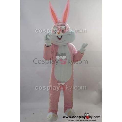 New Rabbit Mascot Cosplay Costume Adult Size