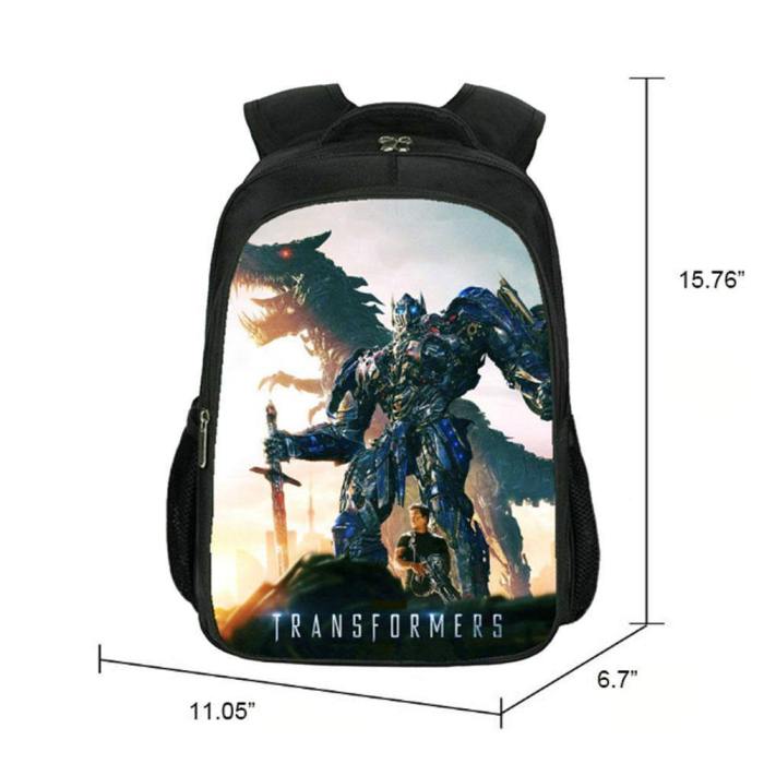 Cool Cartoon Transformers School Backpack Csso177