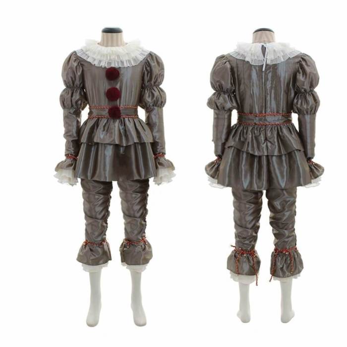 Halloween Pennywise Scary Clown Cosplay Costume