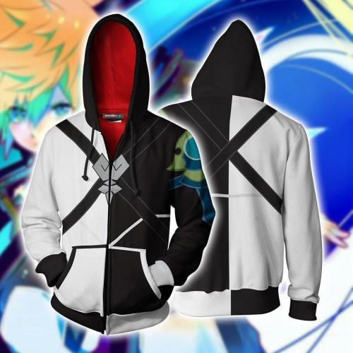 Kingdom Hearts Ventus Hoodie Cosplay Jacket Zip Up