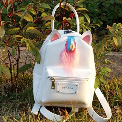 Plush Cute Unicorn Double Shoulder Backpack Bag Girls Birthday Gifts