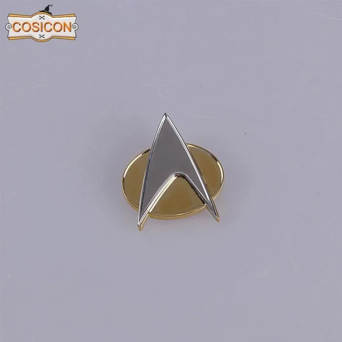 Star Trek Tng The Next Generation Metal Badges Pin&Rank Pip/Pips 6Pcs Set Cosplay Prop