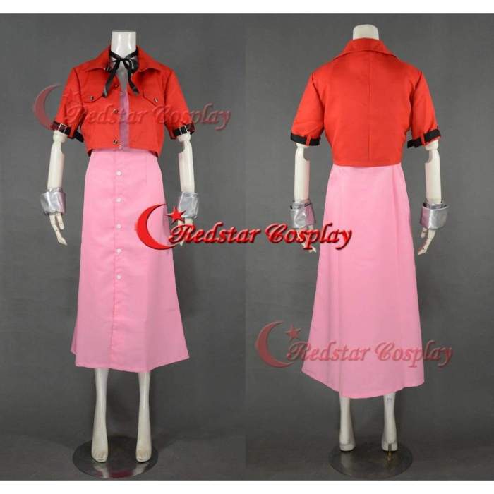 Final Fantasy Vii Aerith Gainsborough Cosplay Costume  Allies Custom Handmade