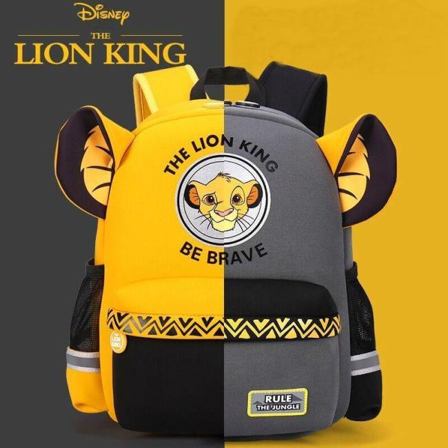 Hot Genuine  Simba The Lion King Backpack Kids Boys Cartoon Lion King School Bags Girls Baby Children Toy Chiristmas Gift