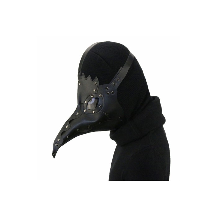 The Plague Doctor Black Bird Beak Black Mask Halloween Cosplay Props