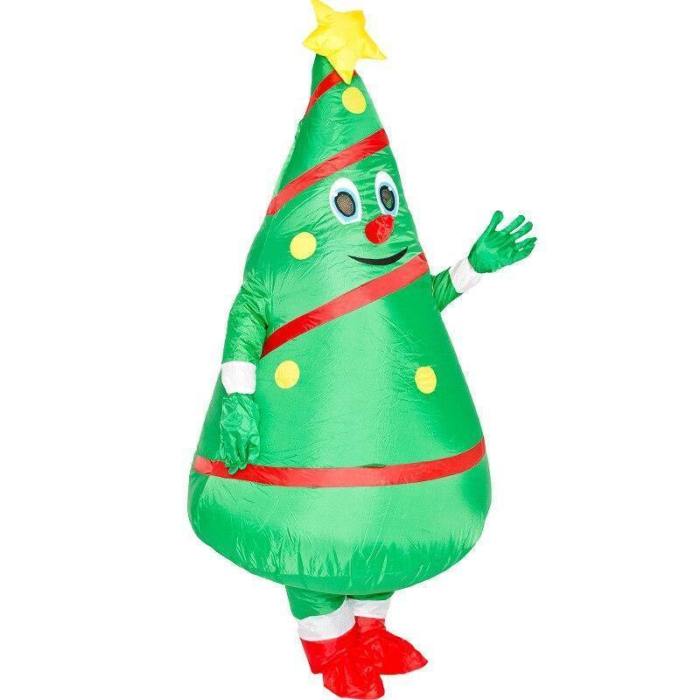 Christmas Tree Inflatable Costumes Party Performance Funny Dress Up