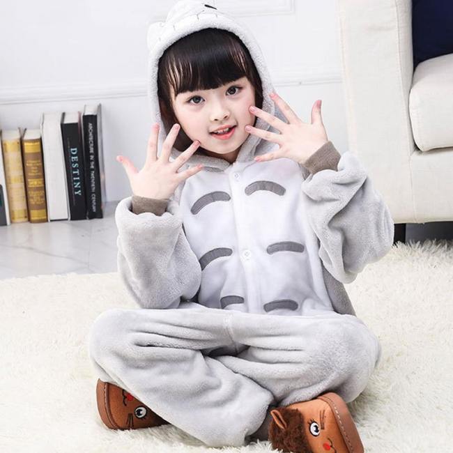 Child Romper Cute Totoro Costume For Kids Onesie Pajamas For Girls Boys