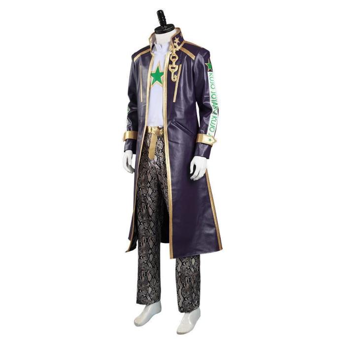Jojo‘S Bizarre Adventure: Stone Ocean Kujo Jotaro Pants Coat Outfits Halloween Carnival Suit Cosplay Costume