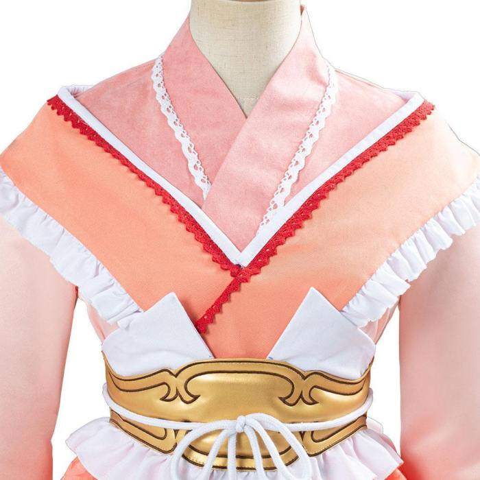 Game Princess Connect Re:Dive Himemiya Maho Fox Lolita Kimono Dress Halloween Carnival Outfit Cosplay Costume