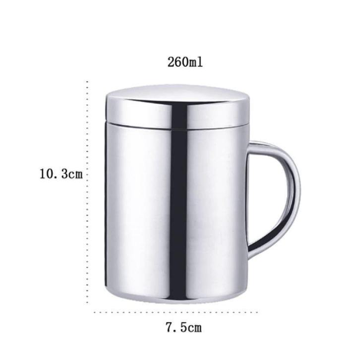Unbreakable Stainless Steel Coffee Mug