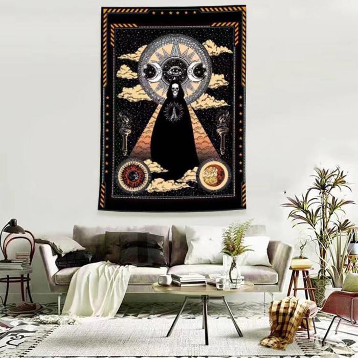Sun Moon Mandala Tapestry Wall Hanging Decoration