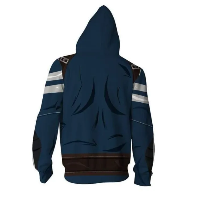 The Avengers Hoodie - Captain America Zip Up Hoodie