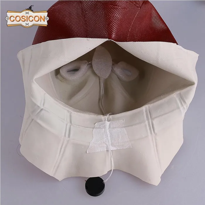X-Men Deadpool Red Hood Mask Halloween Full Face Latex Helmet Fancy Ball Props