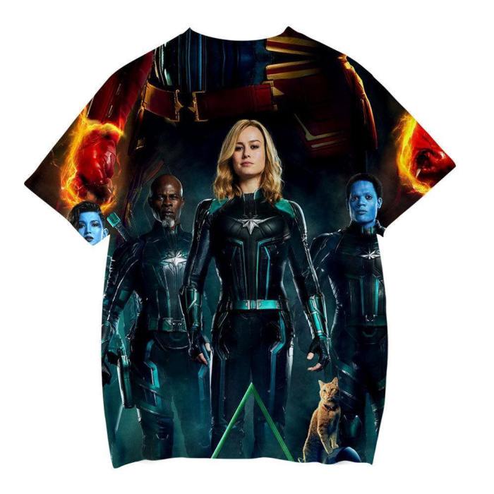 Captain Marvel T-Shirt - Carol Danvers Graphic T-Shirt Csos921