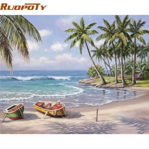 Seascape Painting-By-Numbers