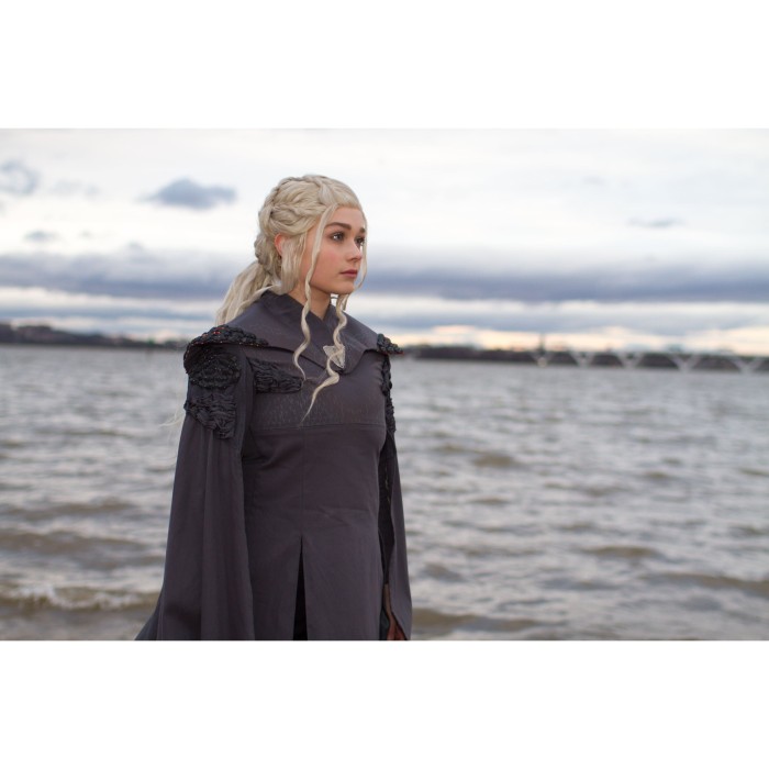 Game Of Thrones Season 7 Daenerys Targaryen Dress Ver. 2 Cosplay Costume