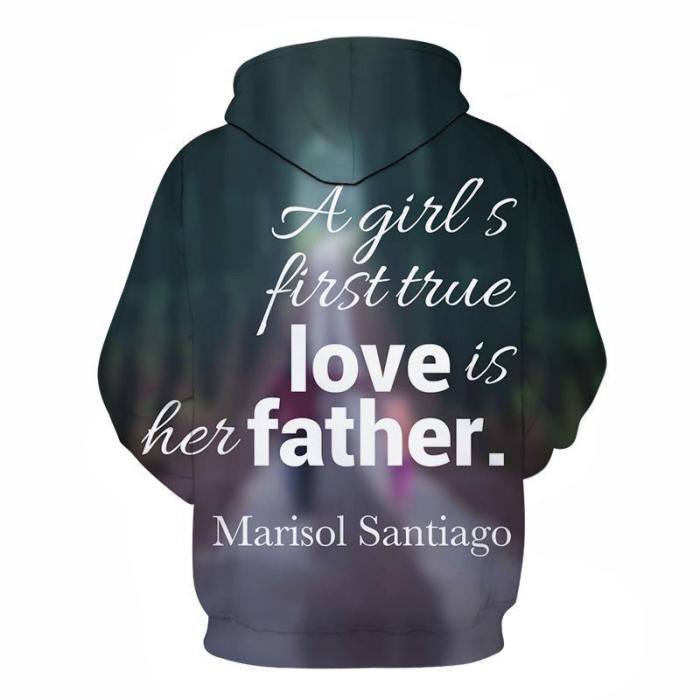 Girl'S First True Love Dad 3D - Sweatshirt, Hoodie, Pullover
