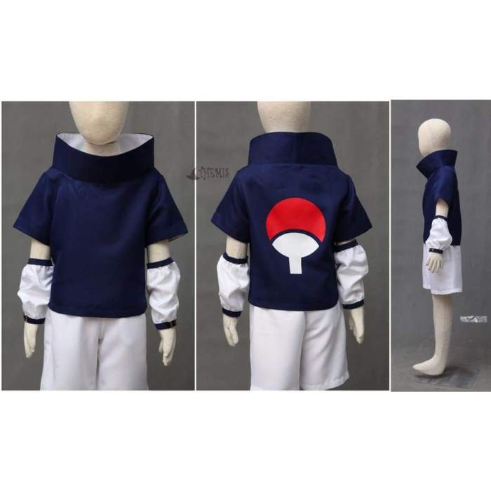 Athemis Naruto Uchiha Sasuke Cosplay Costume and blue headband custom made Any size