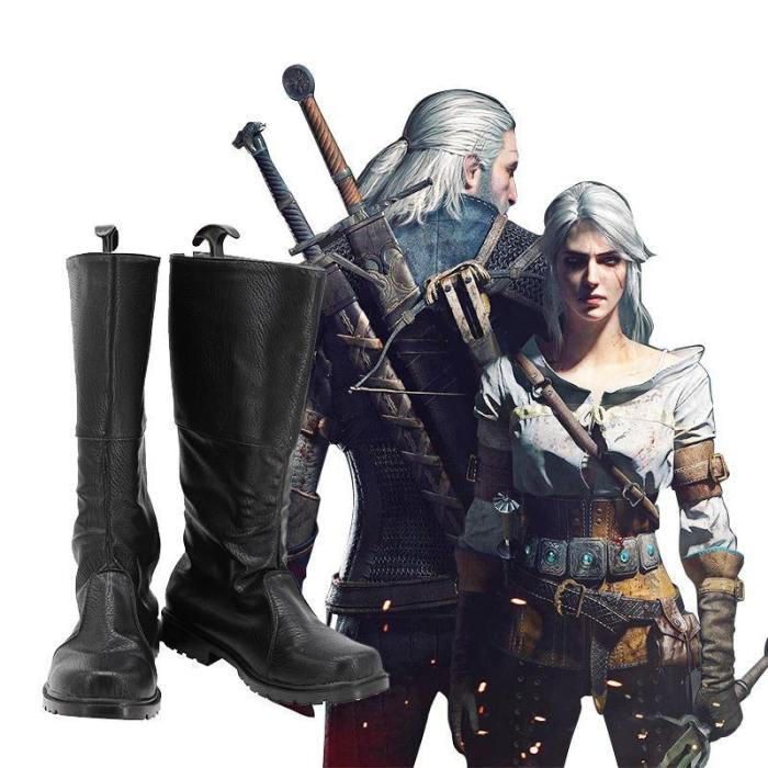 The Witcher Cavill Geralt Of Rivia Cosplay Shoes