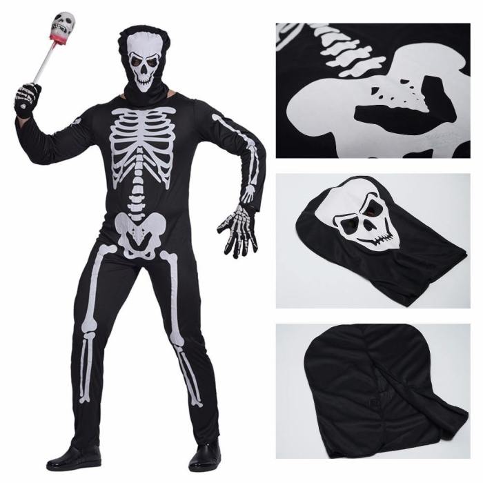 Horror Halloween Costumes Death Skull Ghost Family Matching Outfit