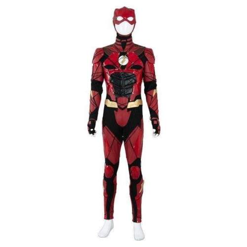 Justice League  Movie Barry Allen Flash Outfit Halloween Cosplay Costume