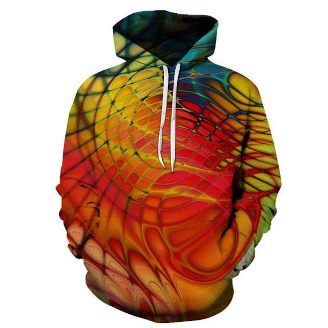 Color Web 3D - Sweatshirt, Hoodie, Pullover