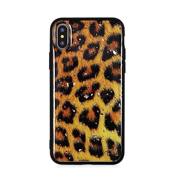 Leopard Peacock Zebra Trendy Shapes And Patterns Print Phone Case With Glitters