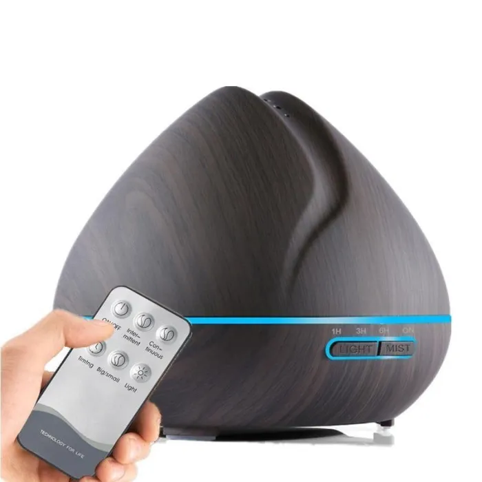 500Ml Wood Grain Essential Oil Diffuser