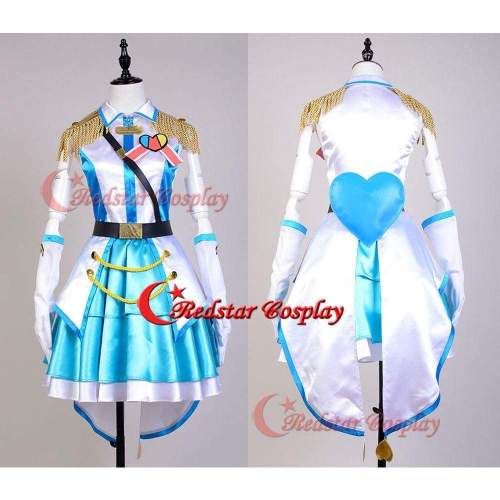 Idol Master Cinderella Girls!Rin Shibuya Cosplay Costume The Idolmaster Cinderella Girls Suit Dress Uniform Gown