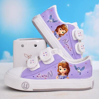 Frozen Princess Sophia Girls Casual Non-Slip Soft Bottom Sports Shoes Cartoon Sports Shoes For Children