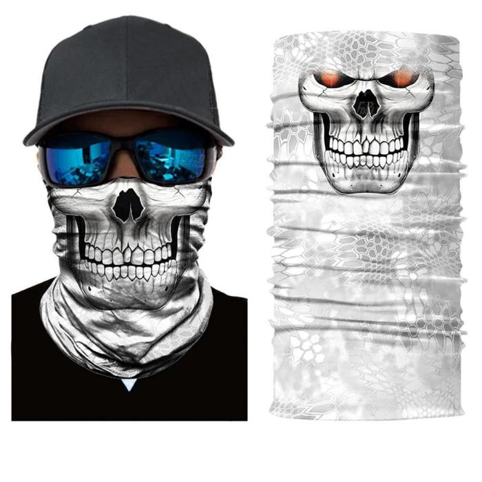 Various 3D Skull Skeleton Neck Warmer Face Mask