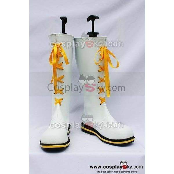 Vocaloid Kagamine Rin Len White Cosplay Boots Shoes