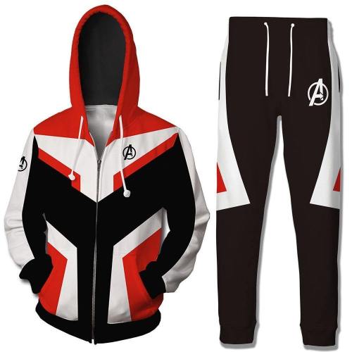 Avengers Endgame Quantum Realm Adult Hoodie Sets Cosplay Costume Sweatshirt Avengers Endgame Cosplay Costumes