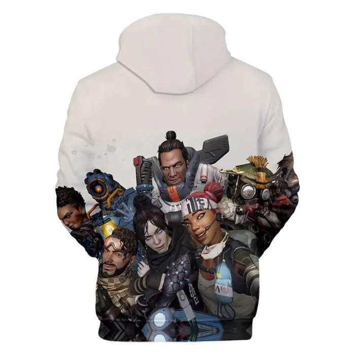 Unisex Apex Legends Pullover Hoodie Fashion 3D Printed Plus Size