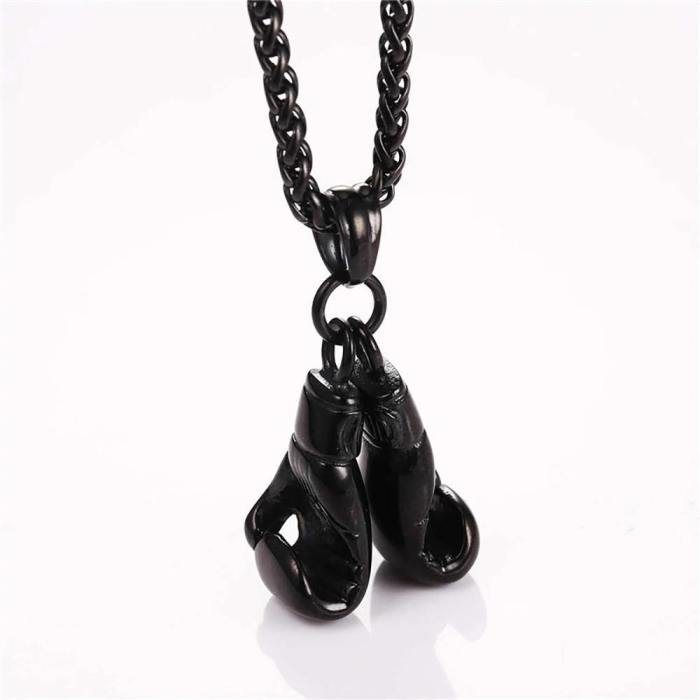 Sporty Boxing Glove Charm Necklace