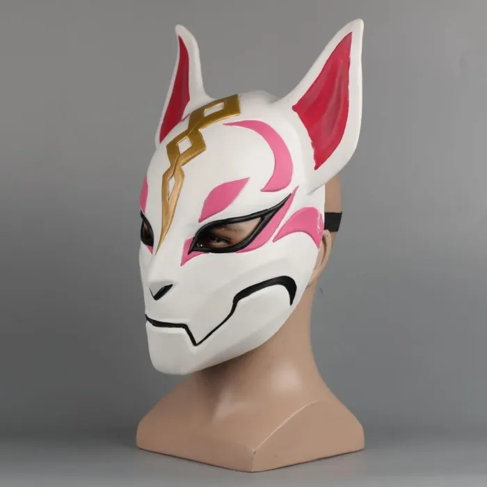 Fortnite Fox Drift Skin Mask Helmet Halloween Half Face Mask