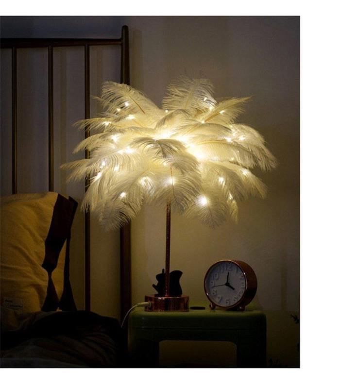 The Feather Table Lamp