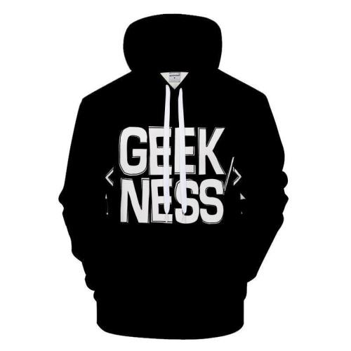 Geekness 3D - Sweatshirt, Hoodie, Pullover