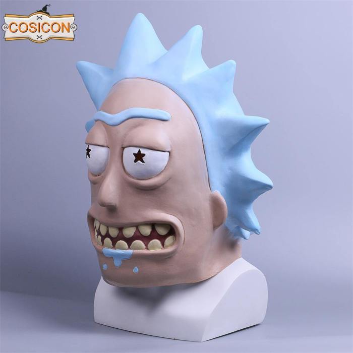 Anime Rick And Morty Cosplay Rick Mask