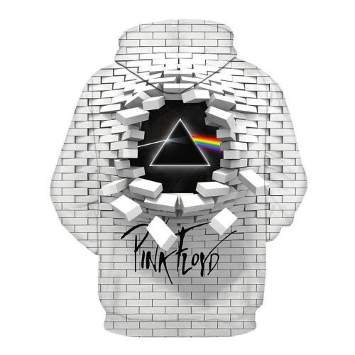 Pink Floyd 3D Print Wall Hoodie