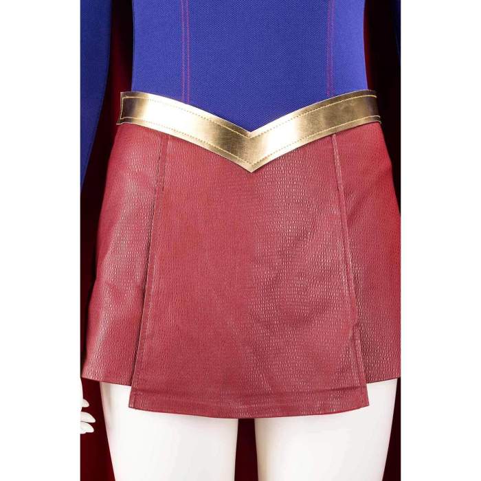 Supergirl Superwoman Kara Danvers Outfit Cosplay Costume Adult