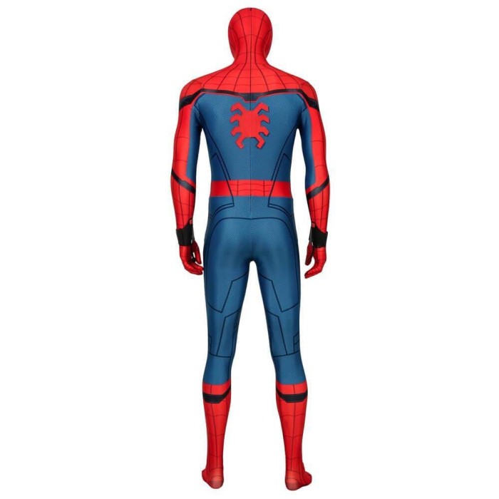 Spider Man Far From Home Peter Parker Costume Spiderman Jumpsuit With Cuff