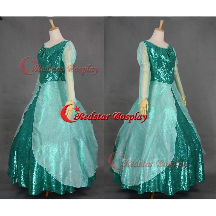 Movie Mermaid Princess Ariel Dress Cosplay Costume