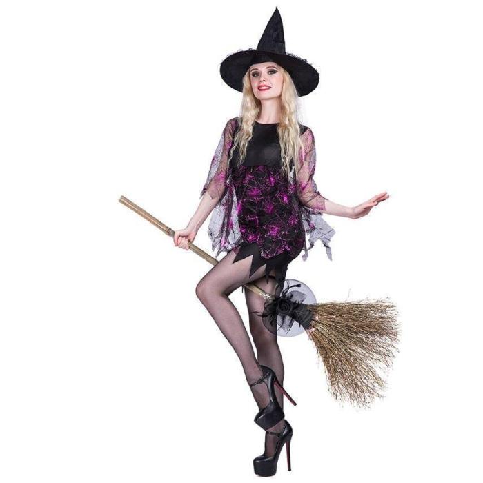 Witch Dress Costumes Carnival Masquerade Performance Clothing With Hat