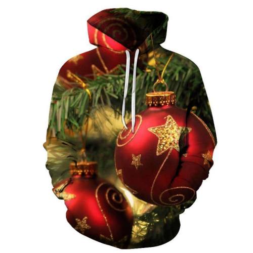 Christmas Tree Ornament Hoodie - Sweatshirt, Hoodie, Pullover