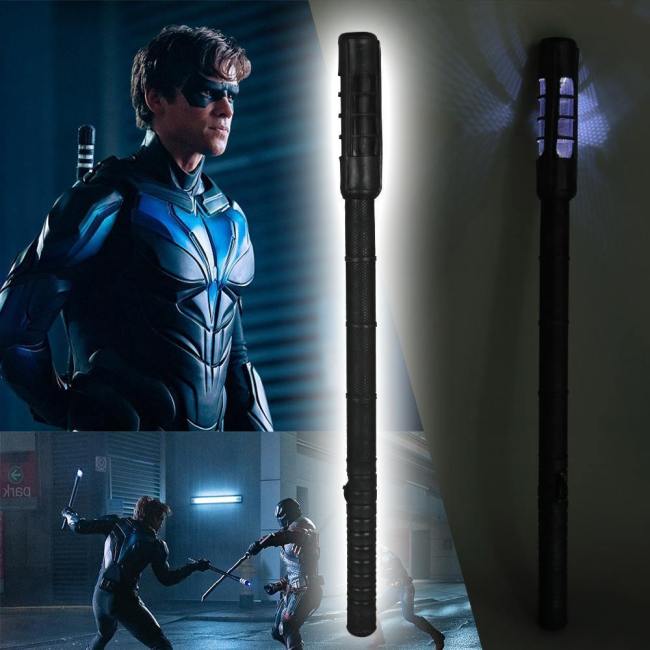 Titans Dick Grayson Robin Led Nightwings Escrima Sticks Cosplay Superhero Props